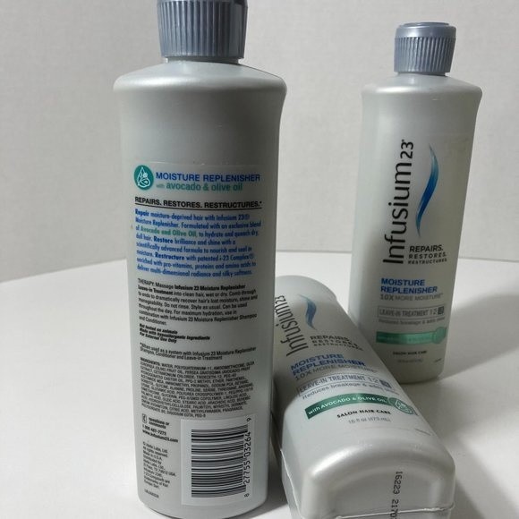 Infusium 23 Moisture Replenisher Leave In Treatment 3 Bottles DISCONTINUED Step3 - Picture 6 of 13